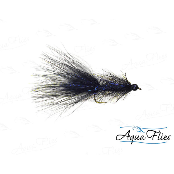 Aqua Flies TDF BH Black UV Leech - Fin & Game