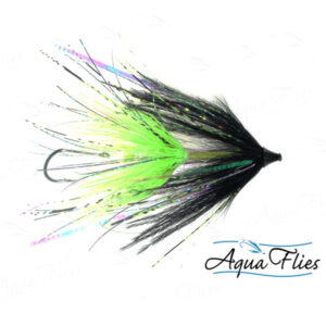 Aqua Flies Stus Chinook Intruder – Black/Chartreuse, 40mm - Fin & Game