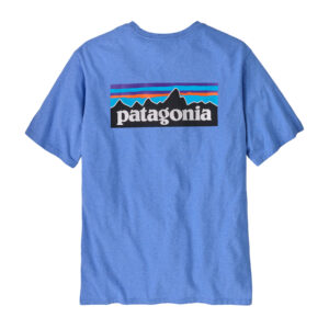 Patagonia Men’s P-6 Logo Responsibili-Tee – Medium, Abundant Blue - Fin & Game