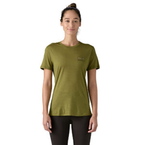 Patagonia Womens Cap Cool Merino Blend Graphic Shirt - Fin & Game