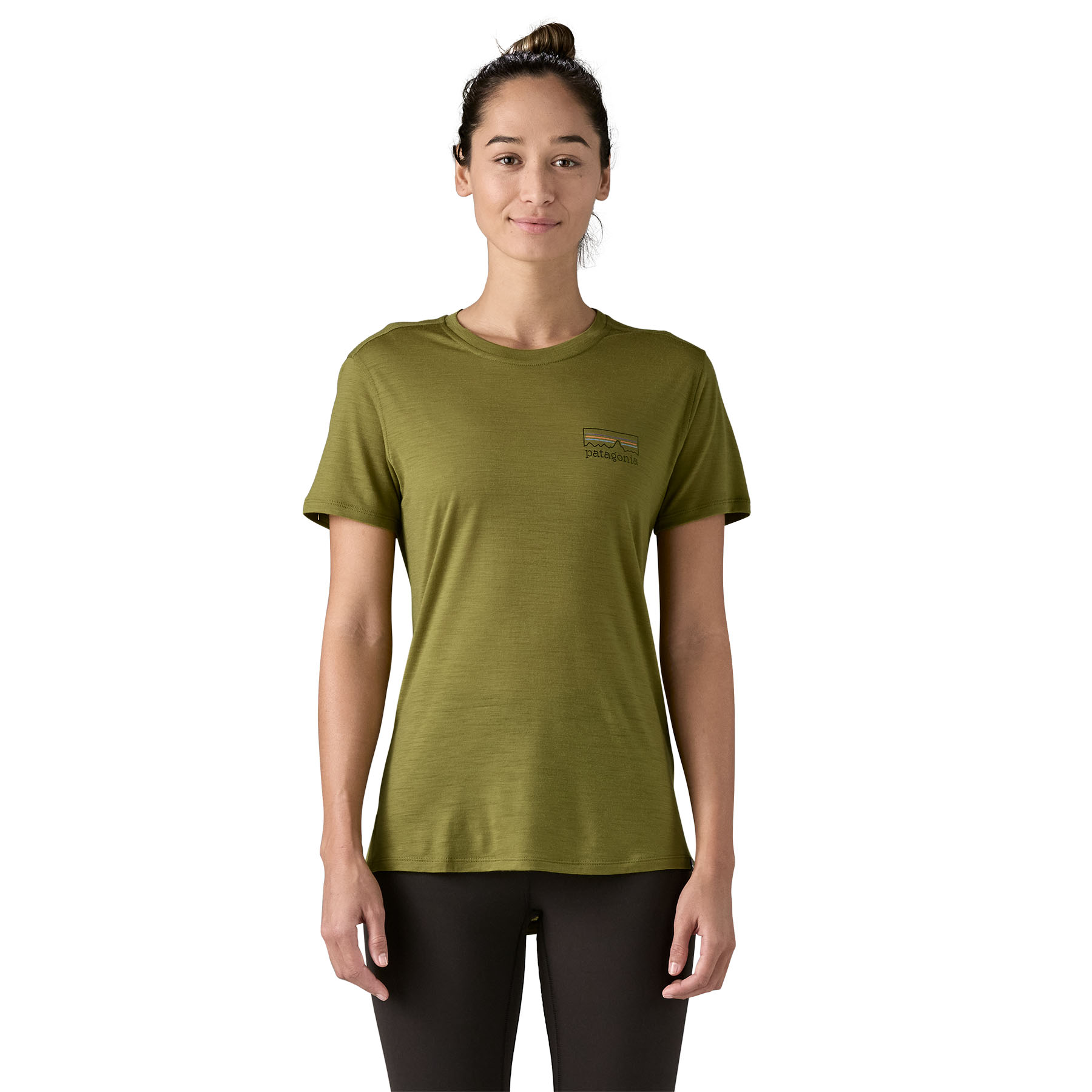 Patagonia Womens Cap Cool Merino Blend Graphic Shirt - Fin & Game