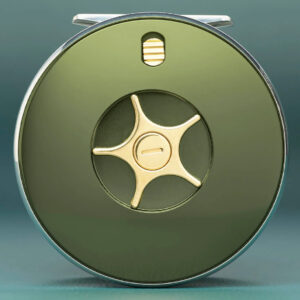 Frodin Salar Duke Fly Reel Hunter Green Rear Side Product Image