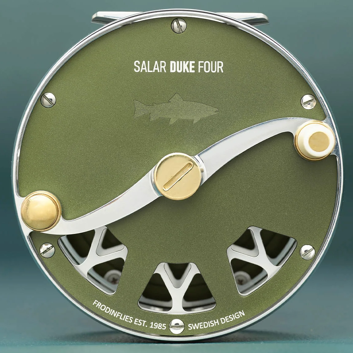 Frodin Salar Duke Fly Reel Hunter Green Product Image