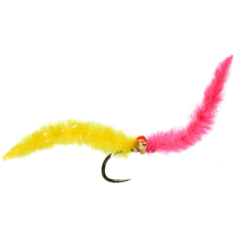 croston-hot-worm Fulling Mill Mill Croston Worm Hot Barbless – Red Spot - Fin & Game