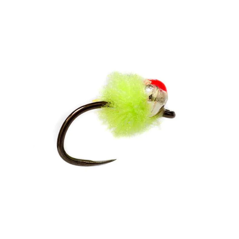 Fulling Mill Tungsten Mini Egg Cucumber Barbless – Red Spot - Fin & Game
