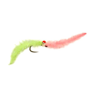 Fulling Mill Mill Croston Worm Candy Barbless – Red Spot - Fin & Game