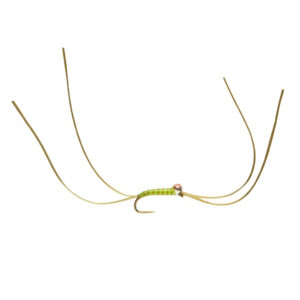 Fulling Mill Bung Worm Olive – Red Spot - Fin & Game