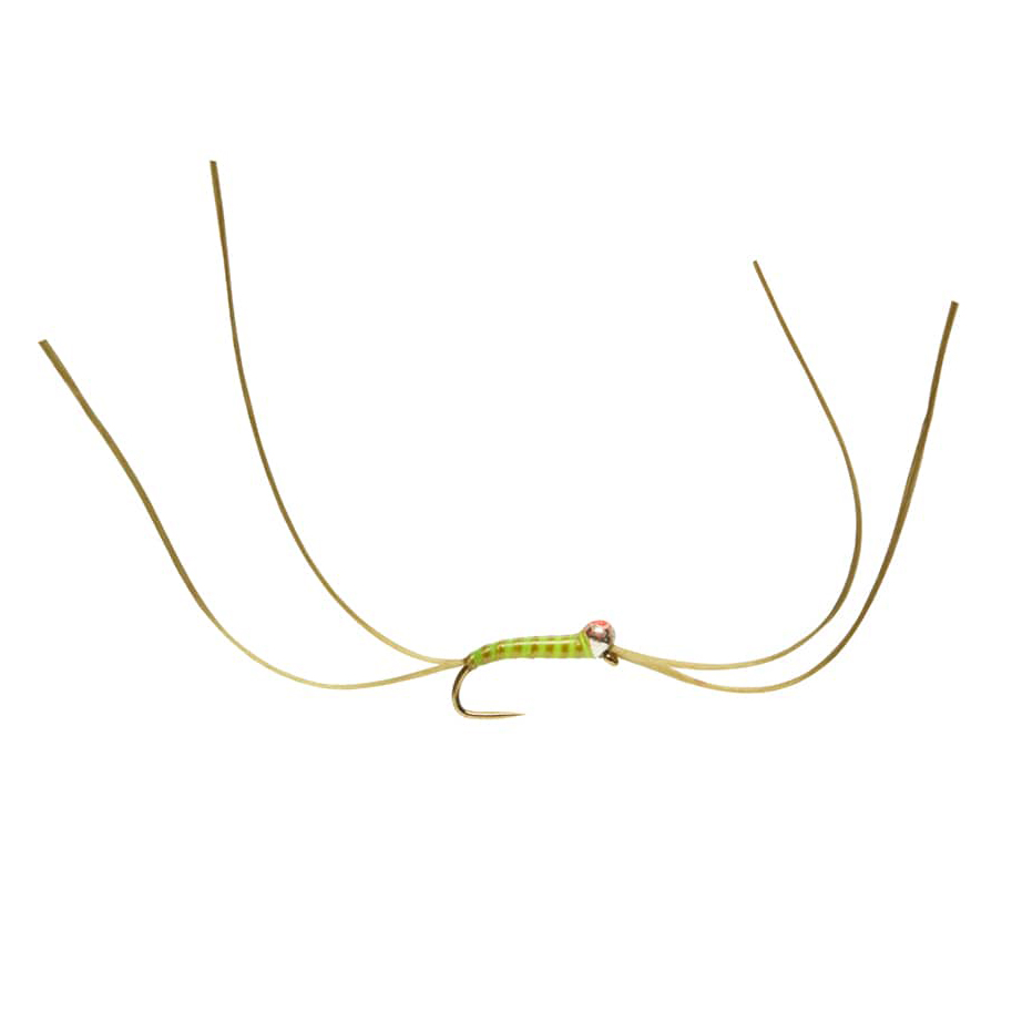 Fulling Mill Bung Worm Olive – Red Spot - Fin & Game