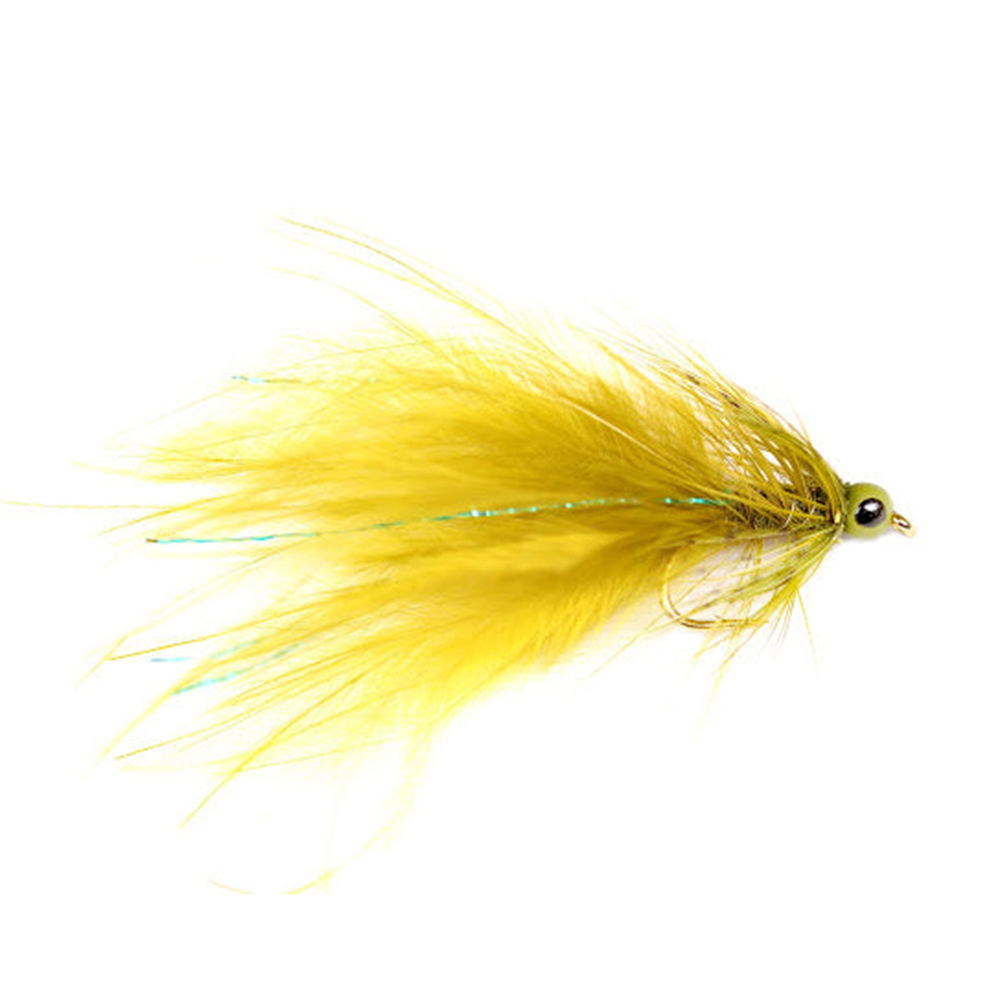 Fario-Matt-Damsel Fario Fly Matt Flash Damsel – Olive Blue - Fin & Game