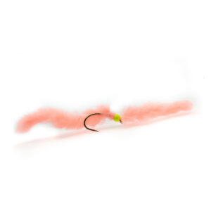 Fario Fly Pink Eggstacy Worm Barbless - Fin & Game