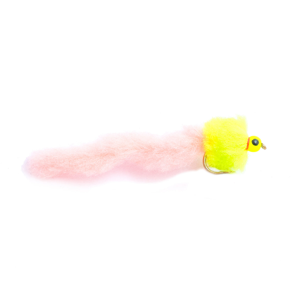 Fario Fly Rubarb and Custard Eggstacy Worm Barbless - Fin & Game
