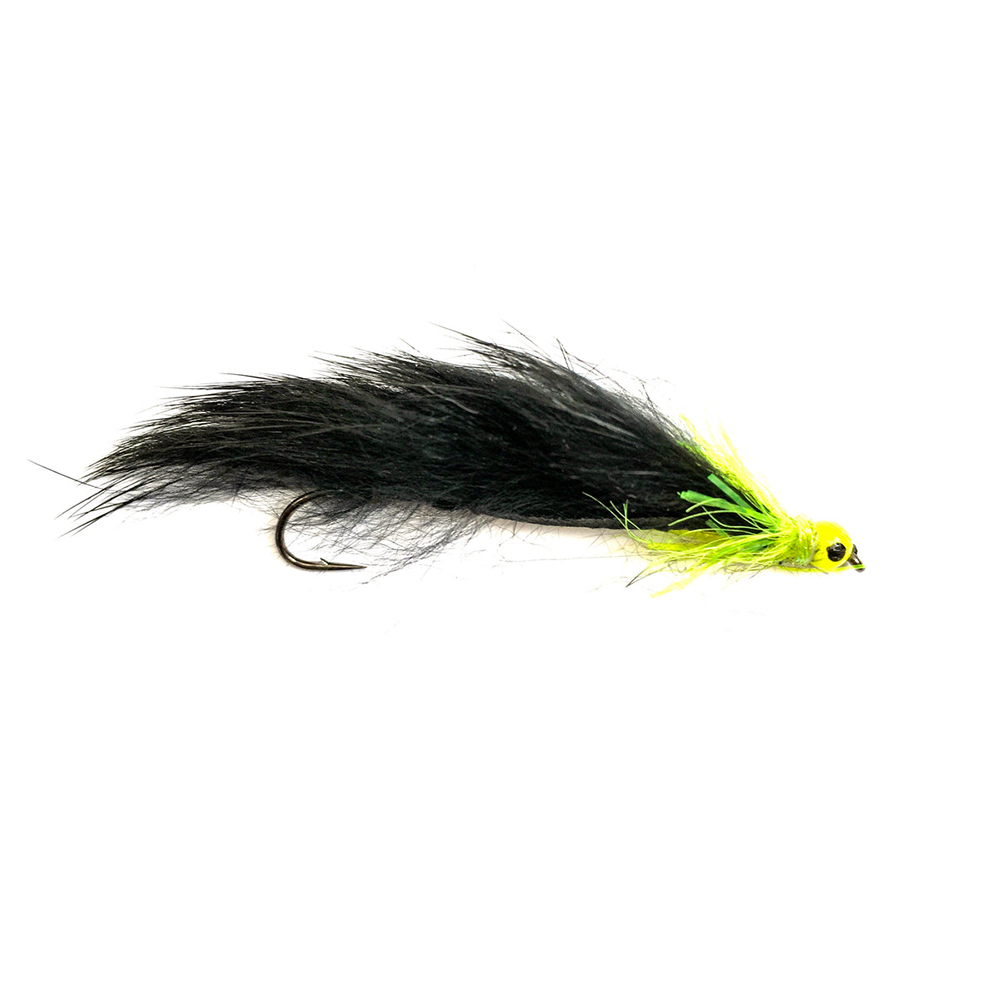 Fario Fly Snake Black Cat Bead Eye - Fin & Game