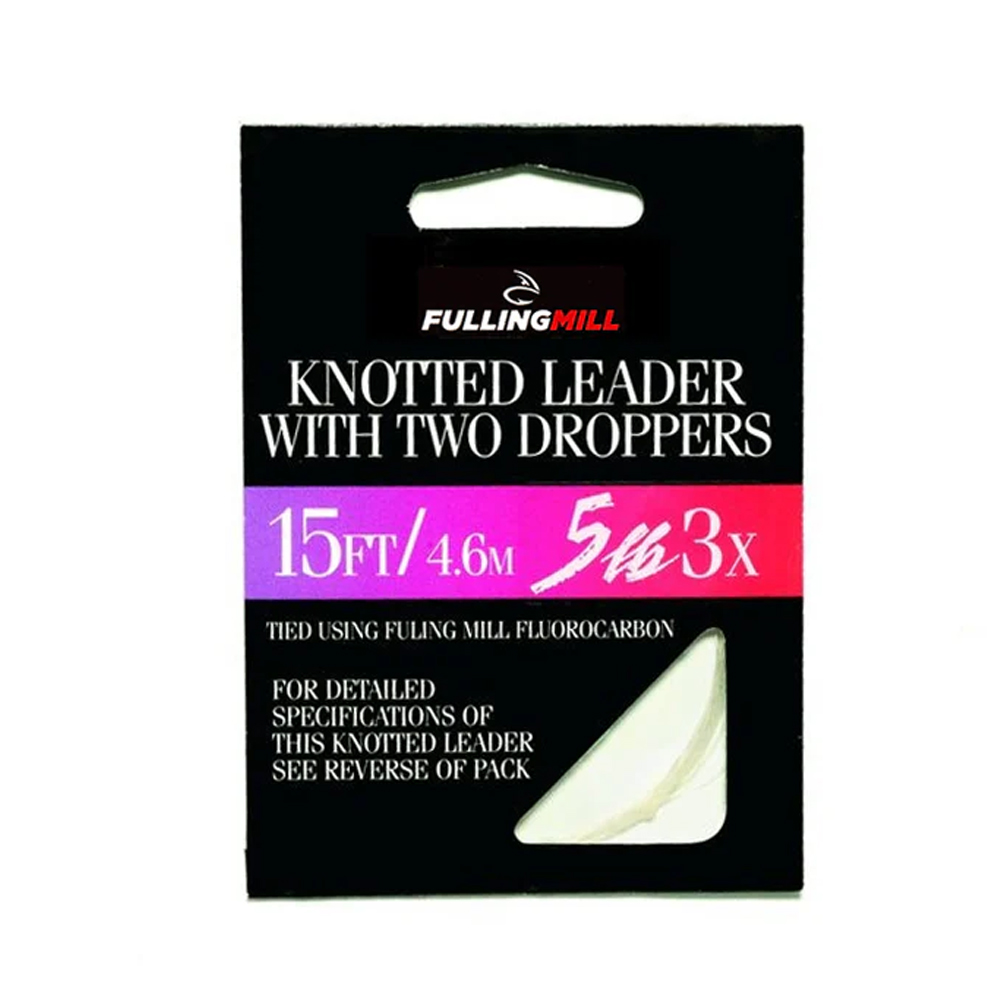 Fulling Mill Knotted Leader and Droppers - Fin & Game