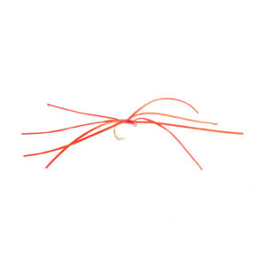Fario Fly 8 Leg Red Holo Worm Barbless - Fin & Game