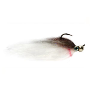 Fulling Mill Brown & White Fat Minnow Jiggy - Fin & Game