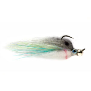 Fulling Mill Grey & White Fat Minnow Jiggy - Fin & Game