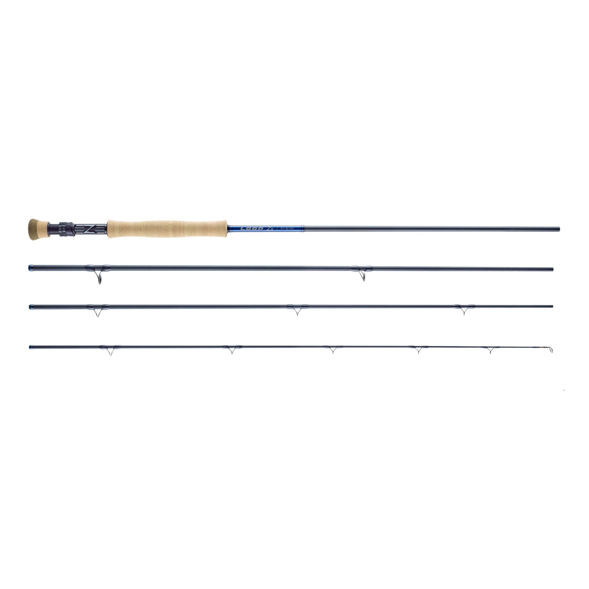 LOOP ZX SH Fly Rod 4 piece fly rod laid out