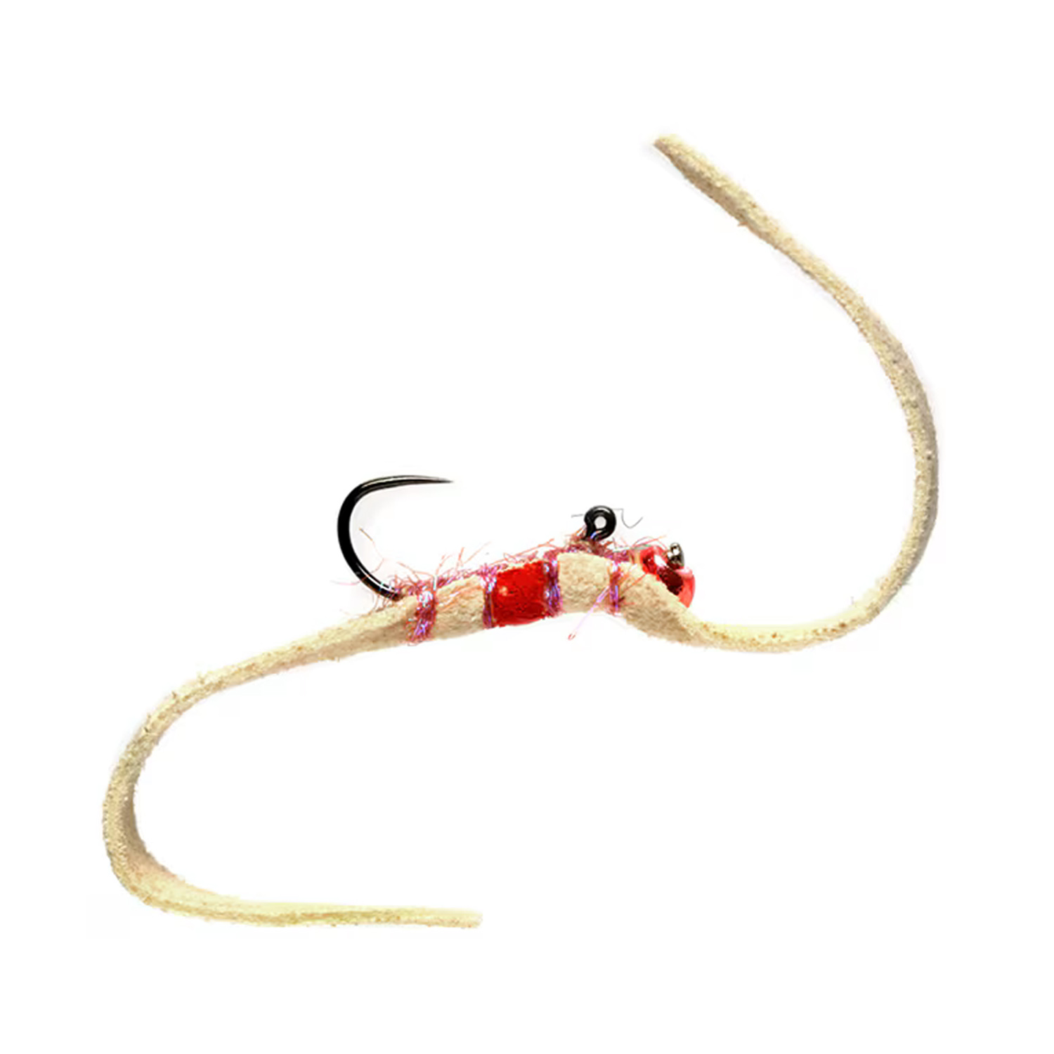 Fulling Mill Balanced Rainbow Flesh Shammy – Red Spot - Fin & Game
