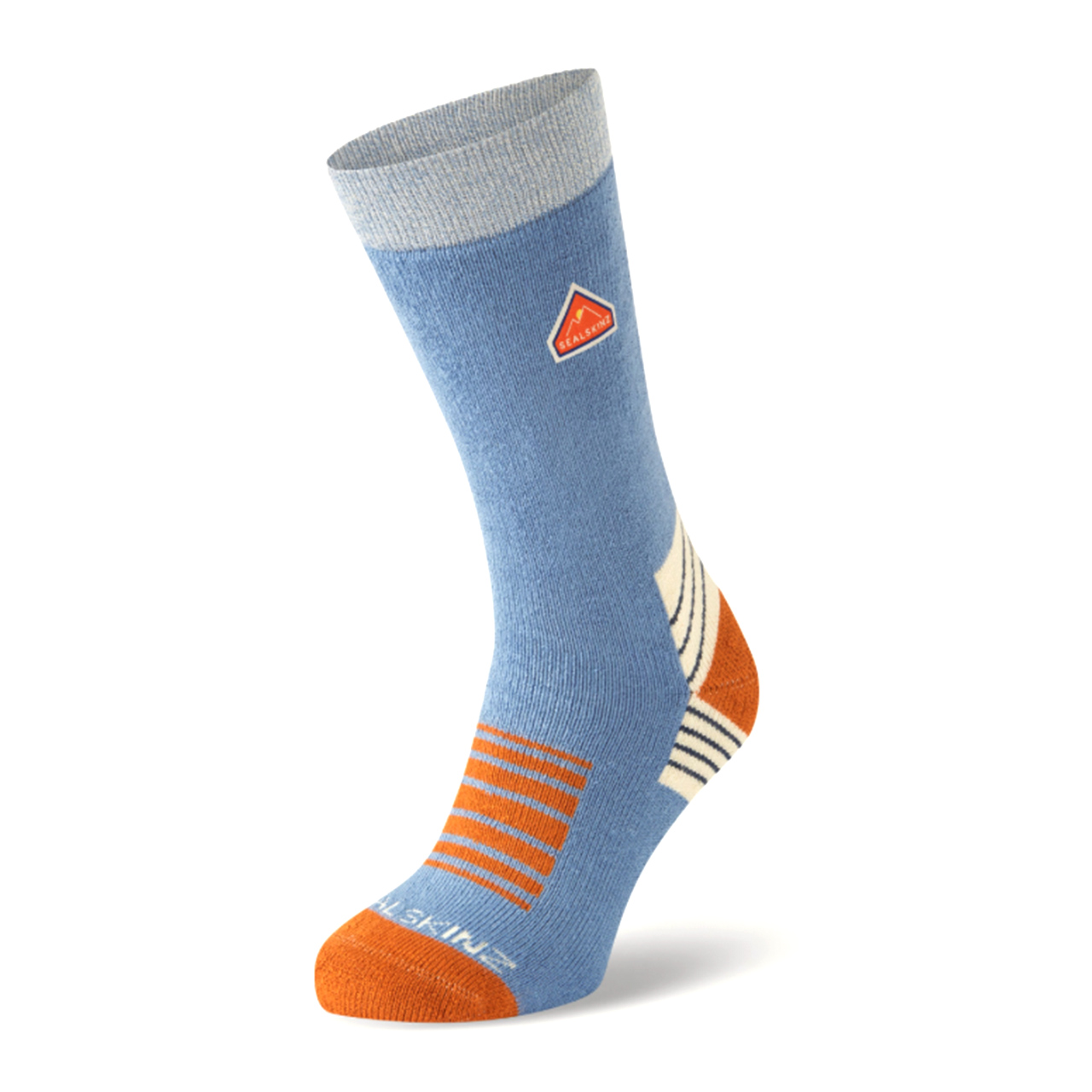 Sealskinz Attlebridge Single Layer Bamboo Mid Length Plain Hiking Sock - Fin & Game