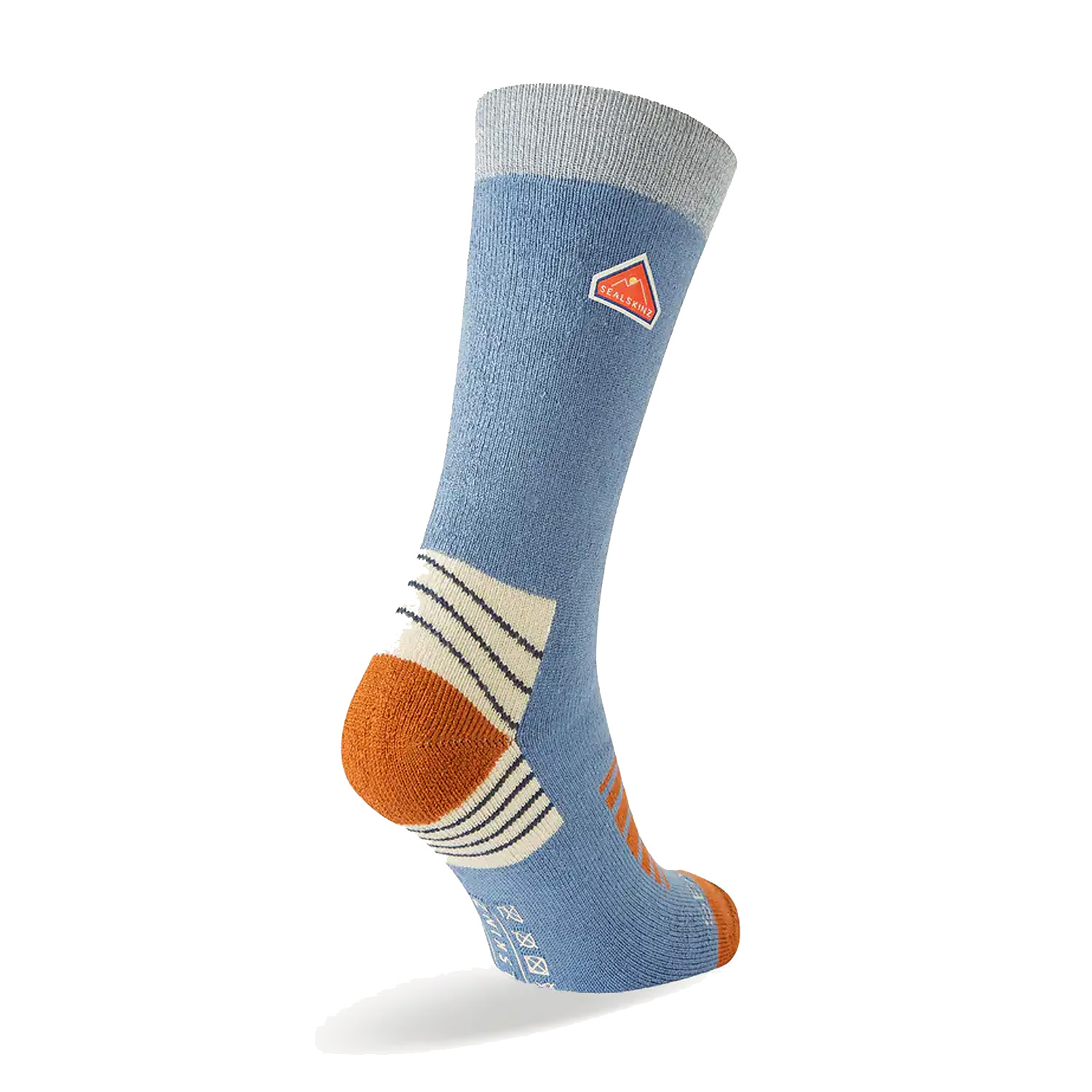 Sealskinz Attlebridge Single Layer Bamboo Mid Length Plain Hiking Sock - Fin & Game