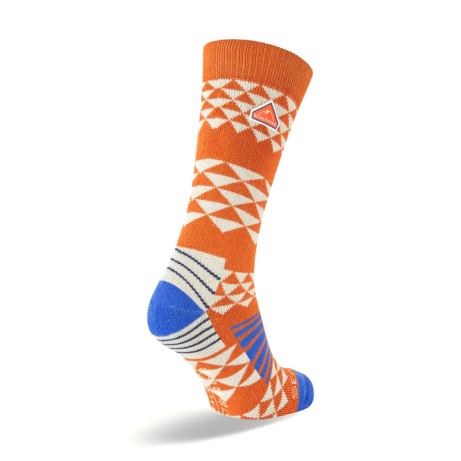 Sealskinz Elsing Single Layer Bamboo Mid Length Pattern Hiking Sock - Fin & Game
