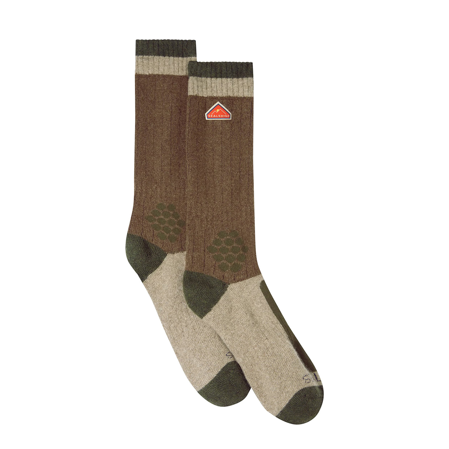 Sealskinz Gresham Recycled Wool Mid Colour Block Sock - Fin & Game
