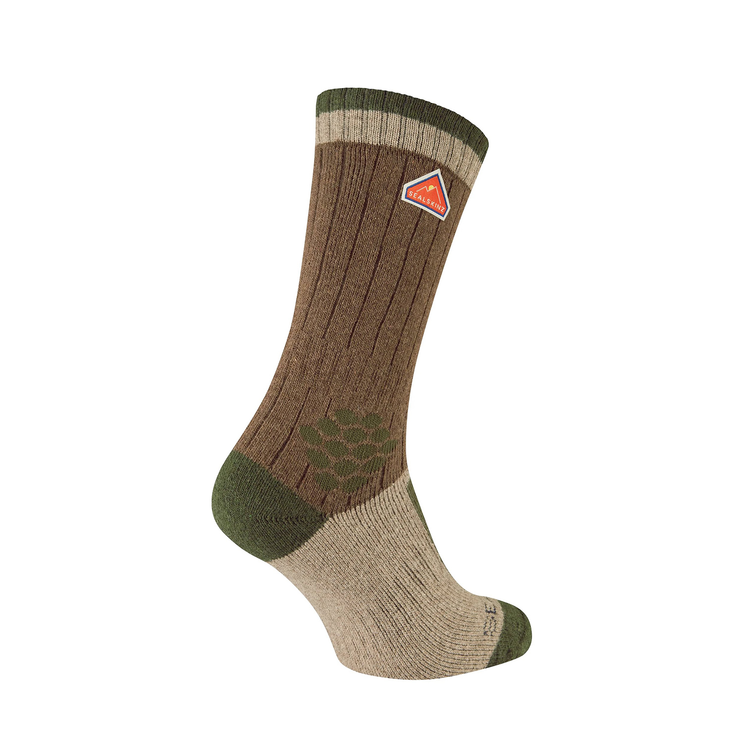 Sealskinz Gresham Recycled Wool Mid Colour Block Sock - Fin & Game