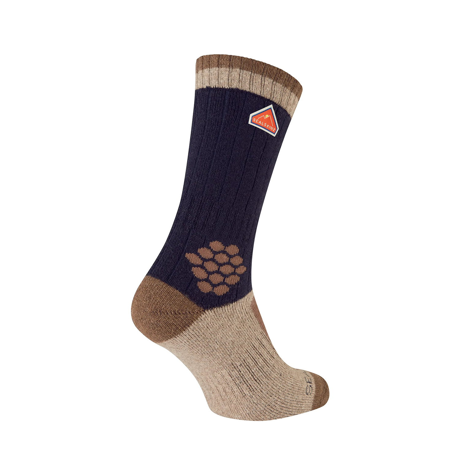 Sealskinz Gresham Recycled Wool Mid Colour Block Sock - Fin & Game