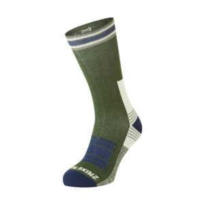 Sealskinz Surlingham Waterproof All Weather Mid Length Stripped Cuff Sock - Fin & Game