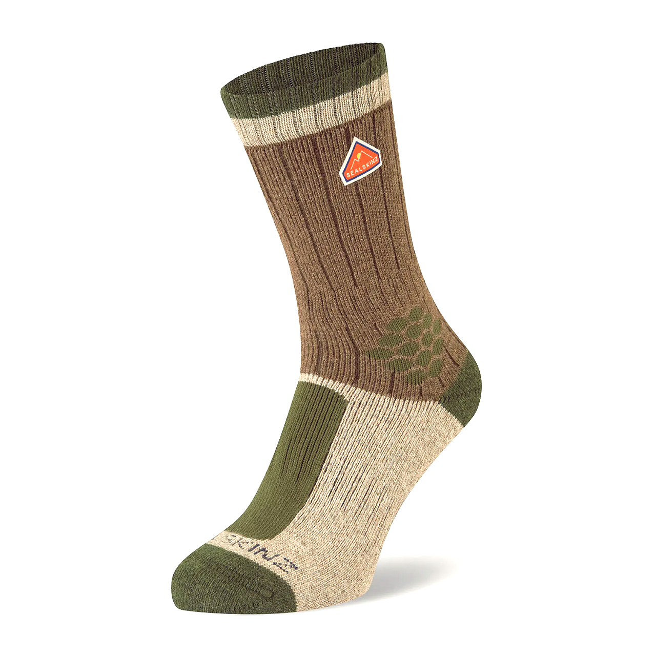 Sealskinz Gresham Recycled Wool Mid Colour Block Sock - Fin & Game
