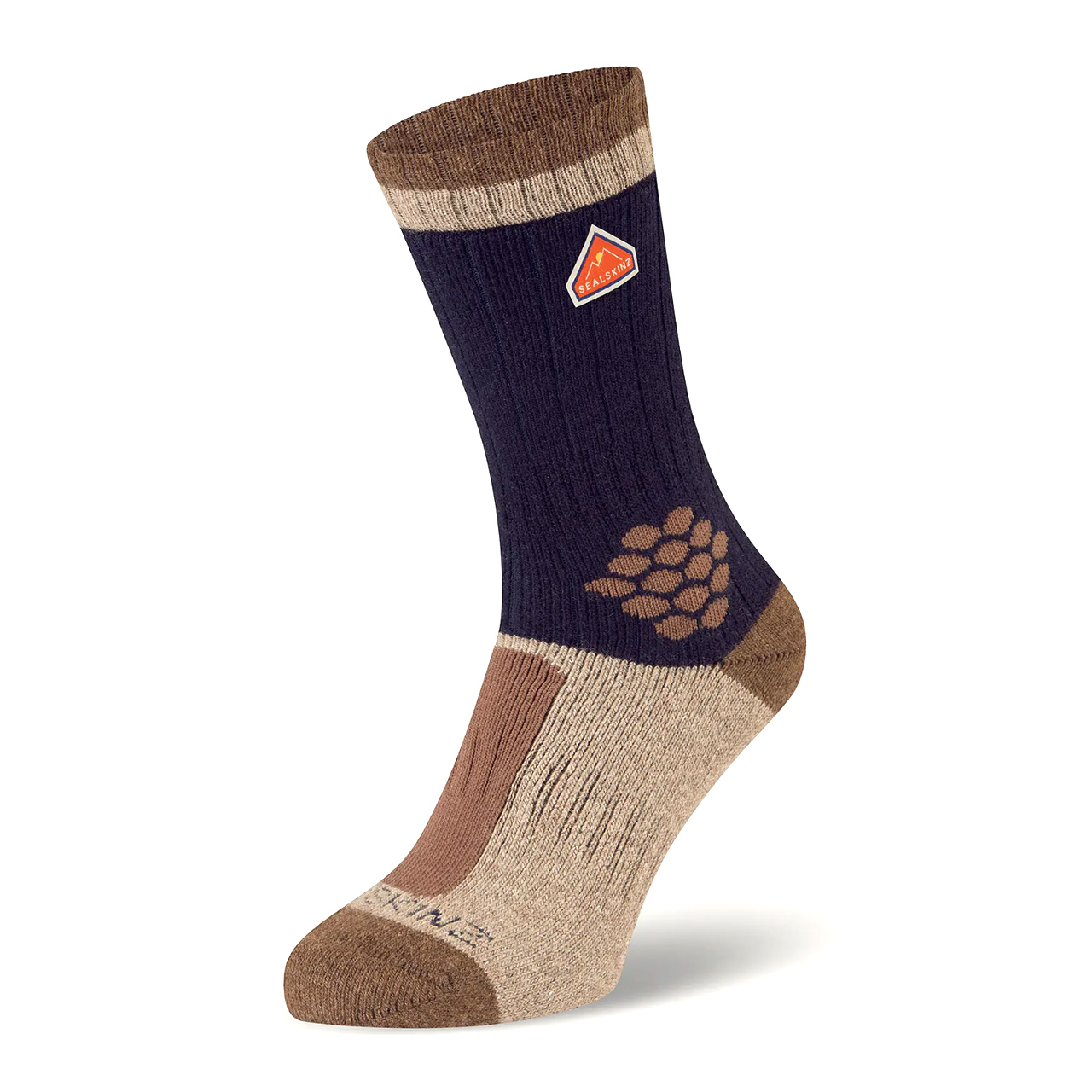 Sealskinz Gresham Recycled Wool Mid Colour Block Sock - Fin & Game