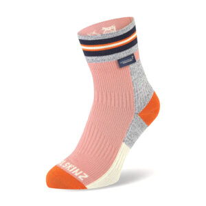Sealskinz Surlingham Waterproof All Weather Mid Length Stripped Cuff Sock - Fin & Game