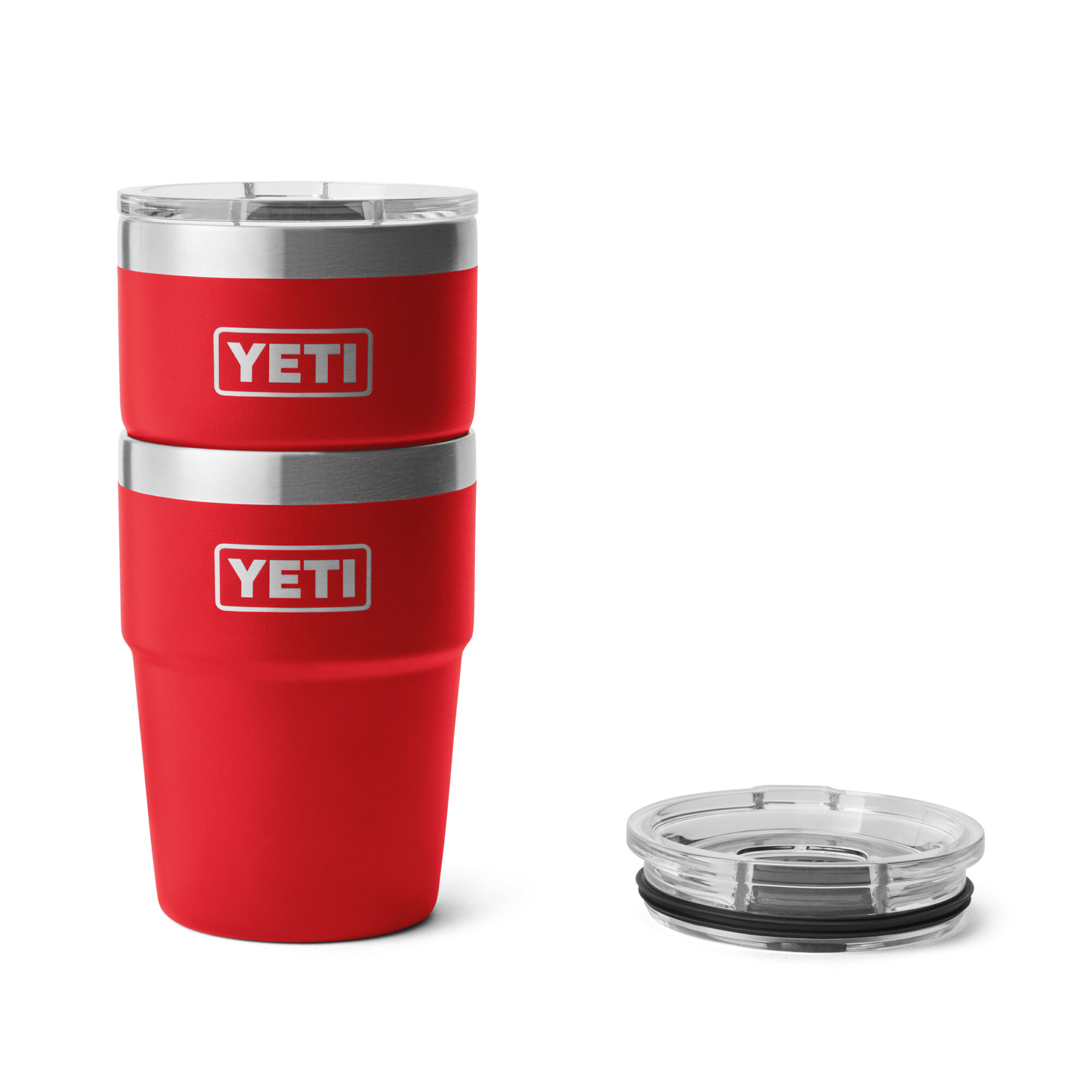 YETI Single 16oz Stackable Cup – Rescue Red - Fin & Game