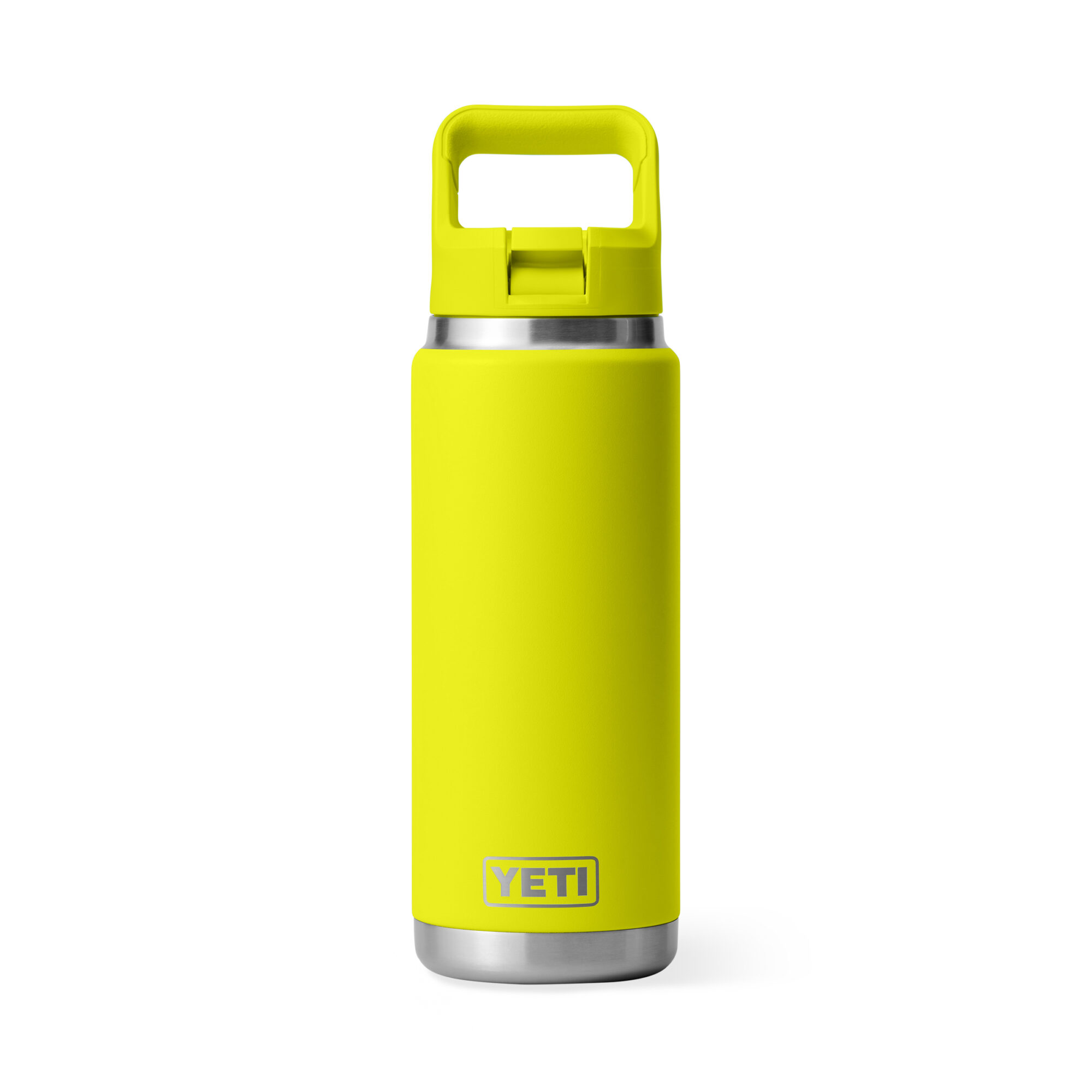 70000004045_21071504718_YETI_WHSL_drinkware_studio_Rambler_26oz_Straw_Bottle_Firefly_Yellow_on_Firefly_Yellow_Front_0149_B_2400x2400 YETI Rambler 26oz Straw Bottle – Firefly Yellow - Fin & Game