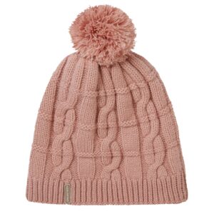 Sealskinz Hemsby Waterproof Cold Weather Cable Knit Bobble Hat – Pink - Fin & Game