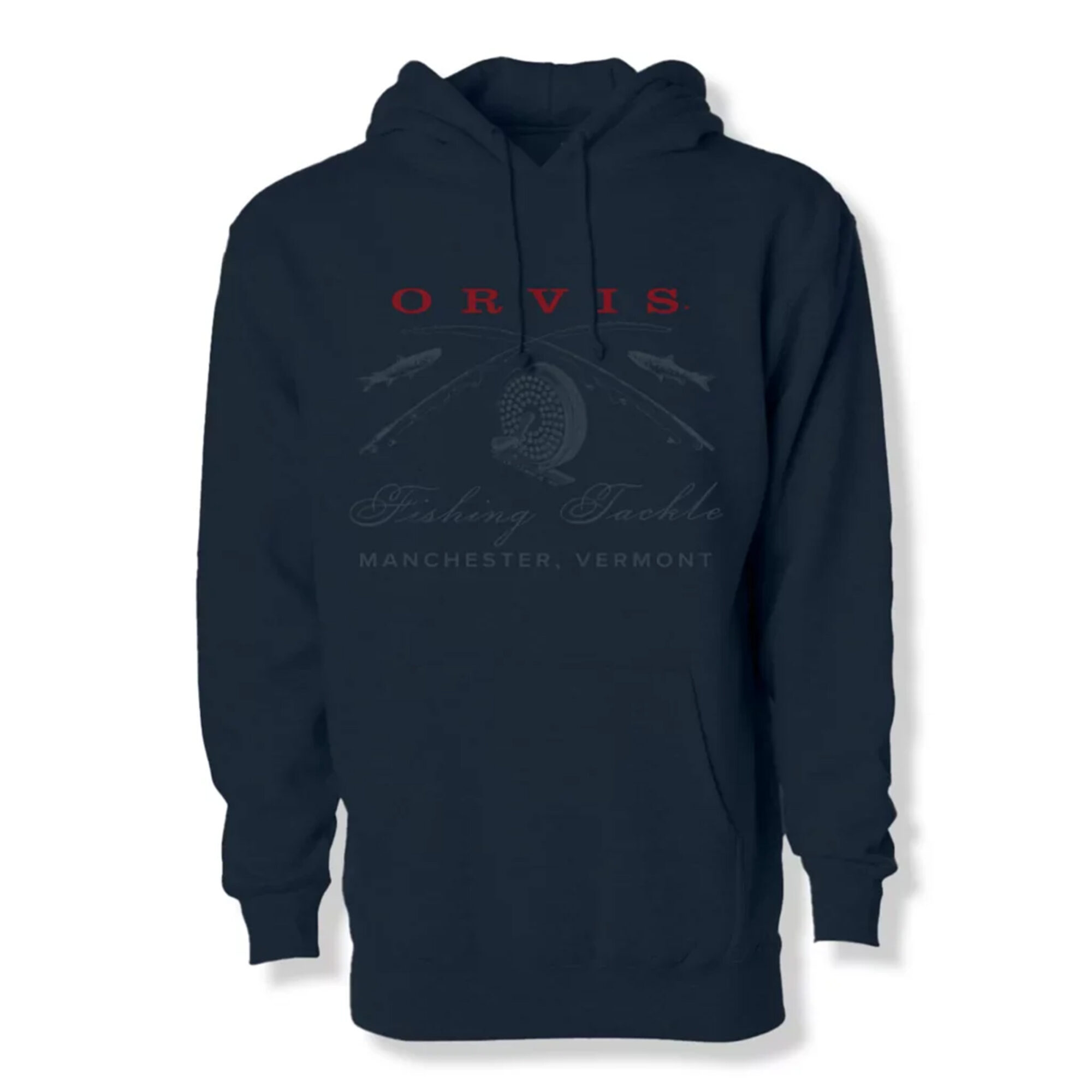 Orvis Crossed Rods Hoodie – Navy - Fin & Game