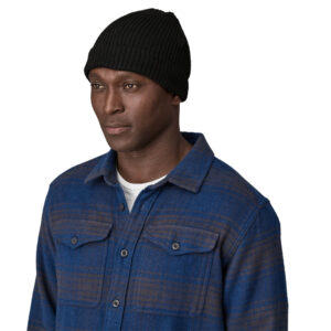 Patagonia Fisherman’s Rolled Beanie – Black - Fin & Game