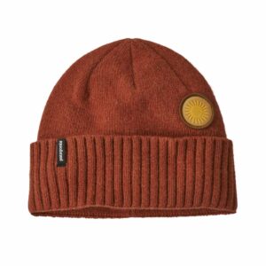 Patagonia Brodeo Beanie – Spirited Sun: Burnished Red - Fin & Game