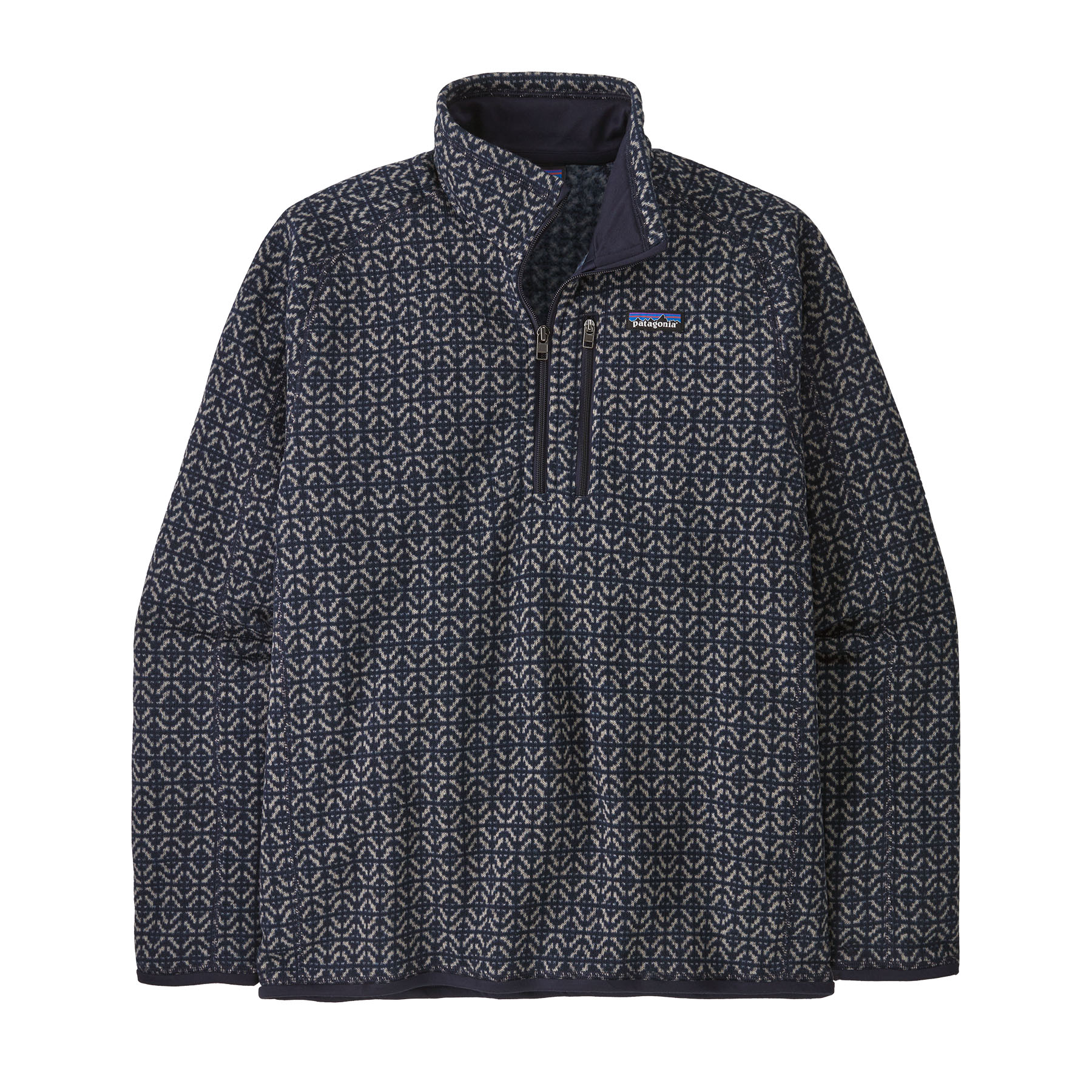 Patagonia Men’s Better Sweater 1/4-Zip Fleece – Scales: Sunken Blue - Fin & Game