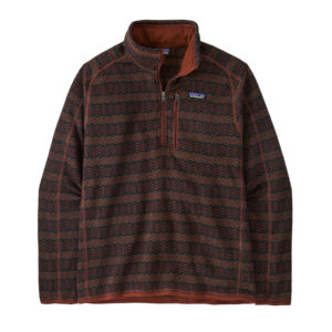 Patagonia Men’s Better Sweater 1/4-Zip Fleece – Woven Together Dried Vanilla - Fin & Game
