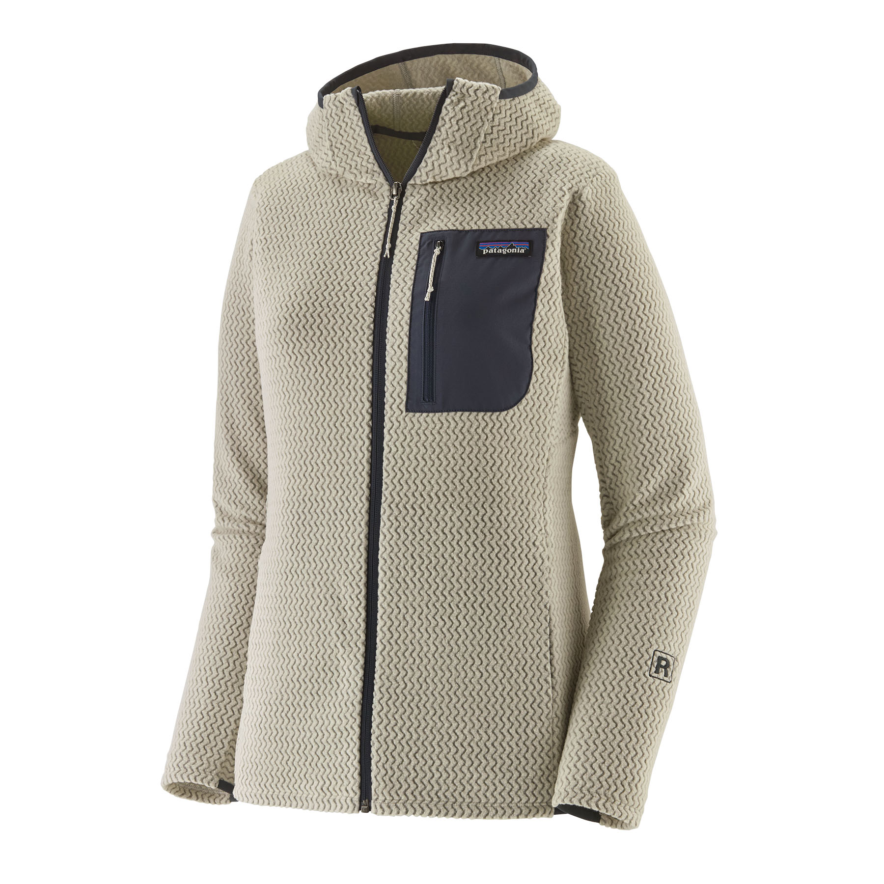 Patagonia Women’s R1 Air Full-Zip Hoody – Wool White - Fin & Game