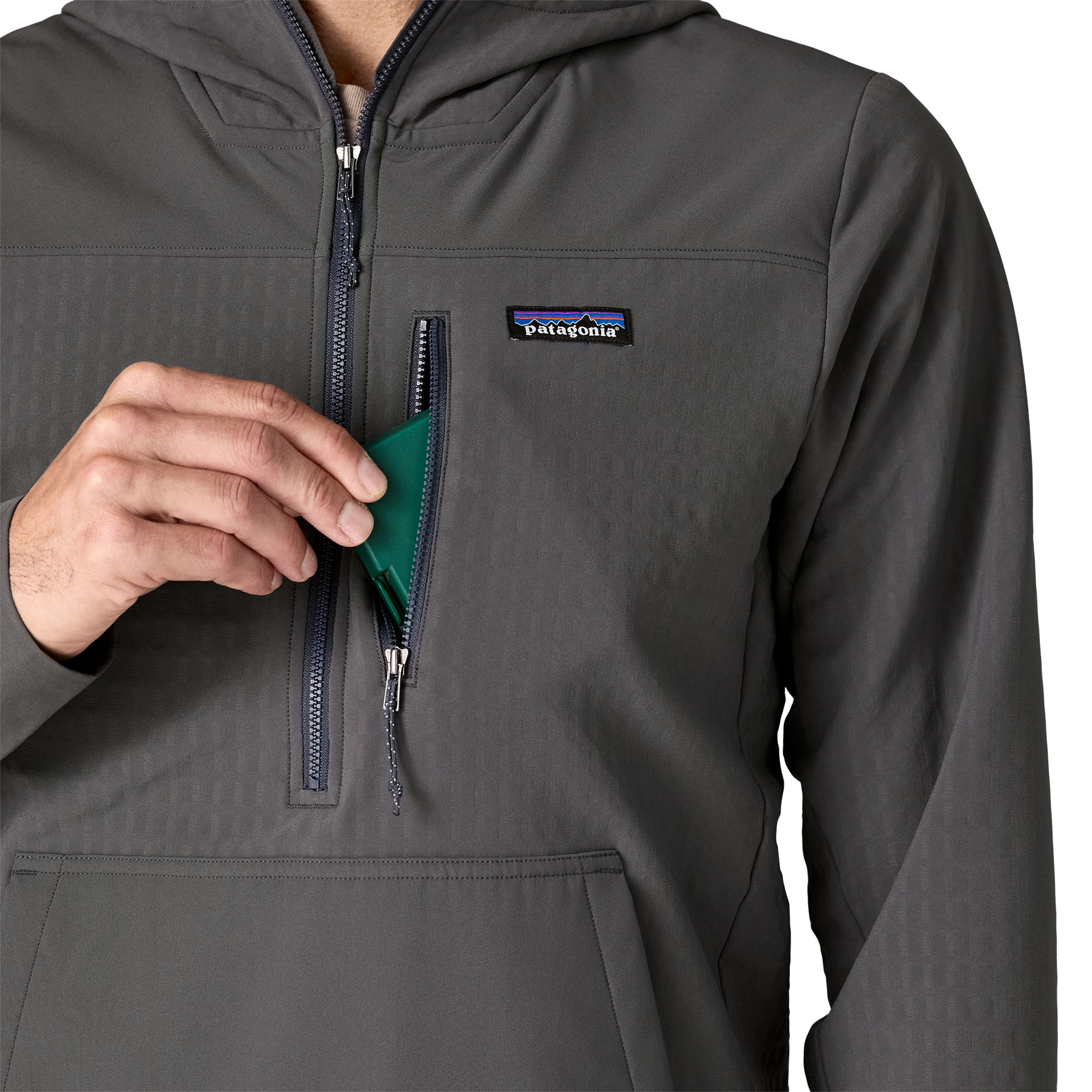 Patagonia Men’s R2 TechFace Pullover – Forge Grey - Fin & Game