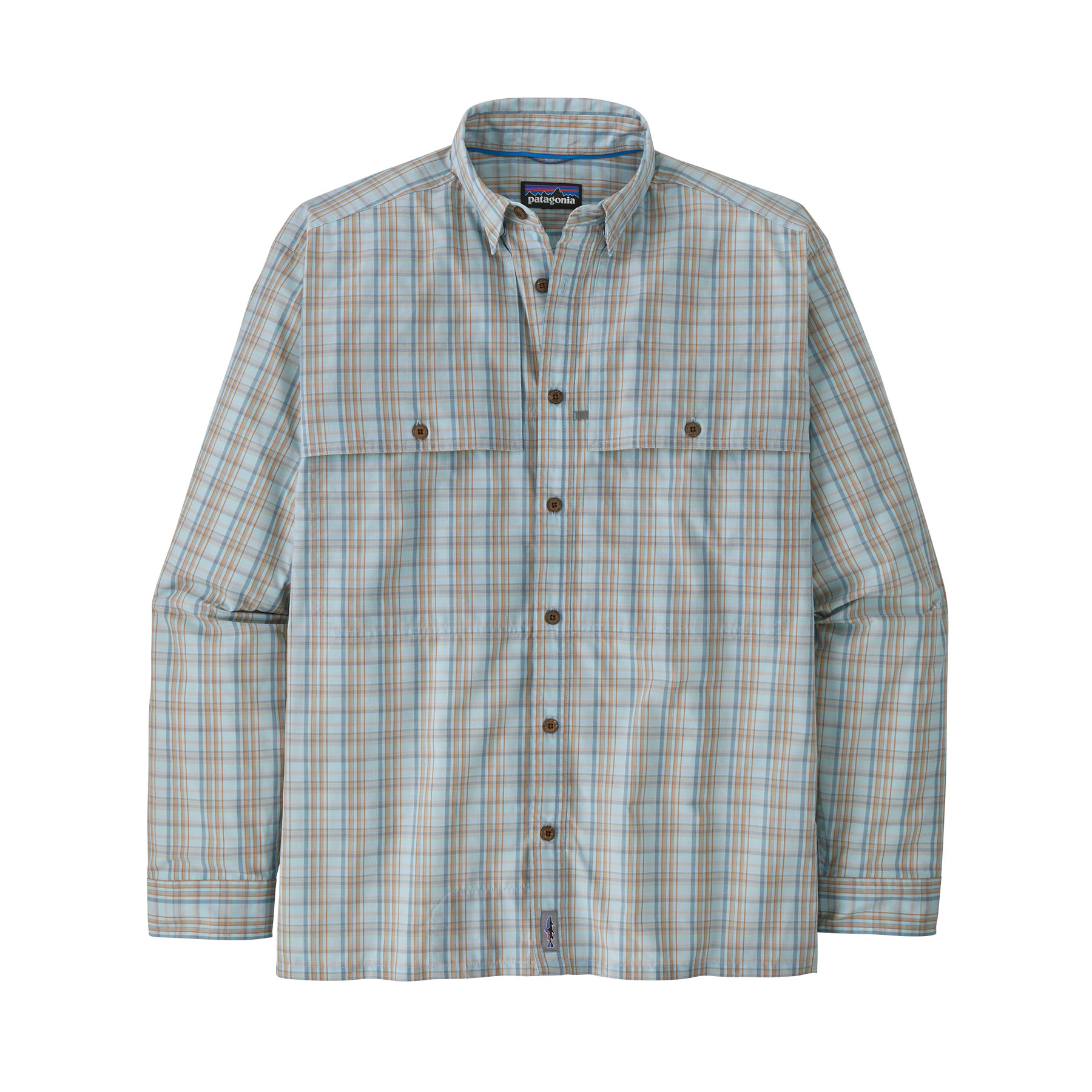 Patagonia Men’s L/S Island Hopper Shirt – Dipper Utility Blue - Fin & Game