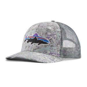 Patagonia Fitz Roy Trout Trucker Hat – Rock Wash Thermal Blue - Fin & Game
