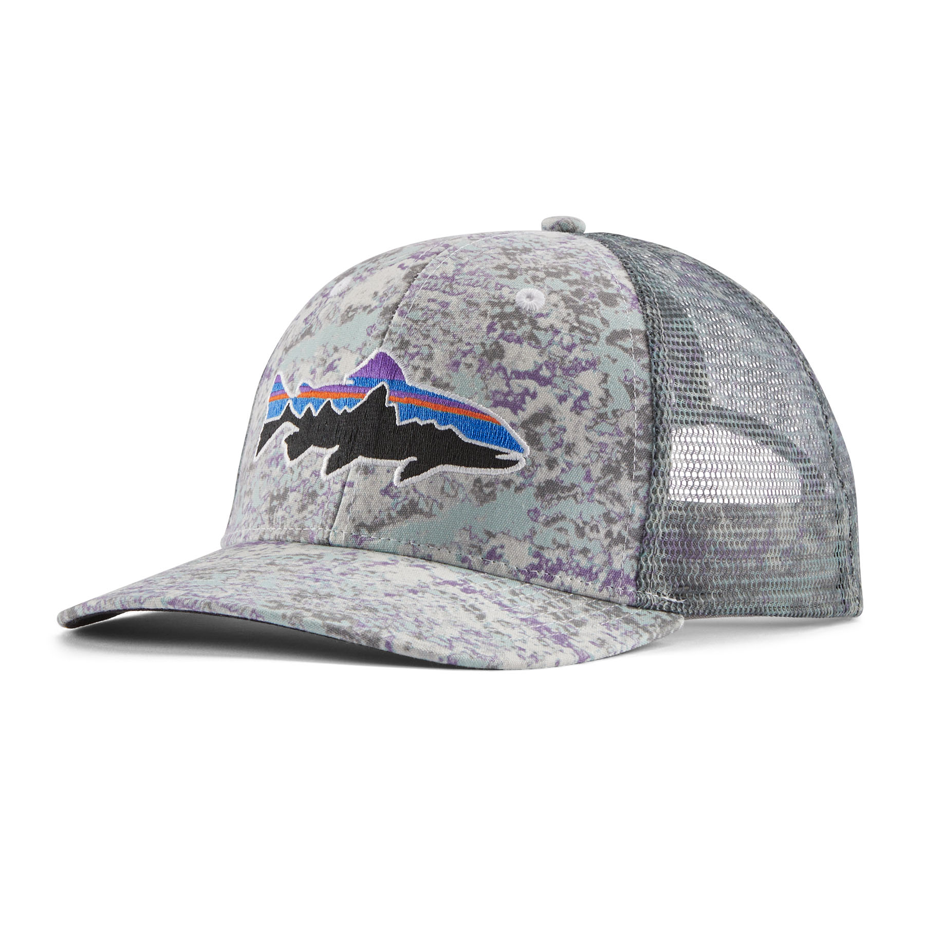 Patagonia Fitz Roy Trout Trucker Hat – Rock Wash Thermal Blue - Fin & Game