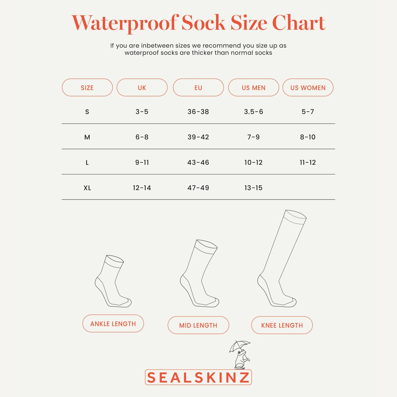 Sealskinz Worstead Cold Weather Knee Length Sock – Black - Fin & Game