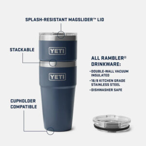 YETI Rambler Single 20oz Stackable Cup – Moon Dust - Fin & Game