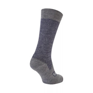 Sealskinz Raynham Waterproof All Weather Mid Length Sock – Navy Blue / Grey Marl - Fin & Game