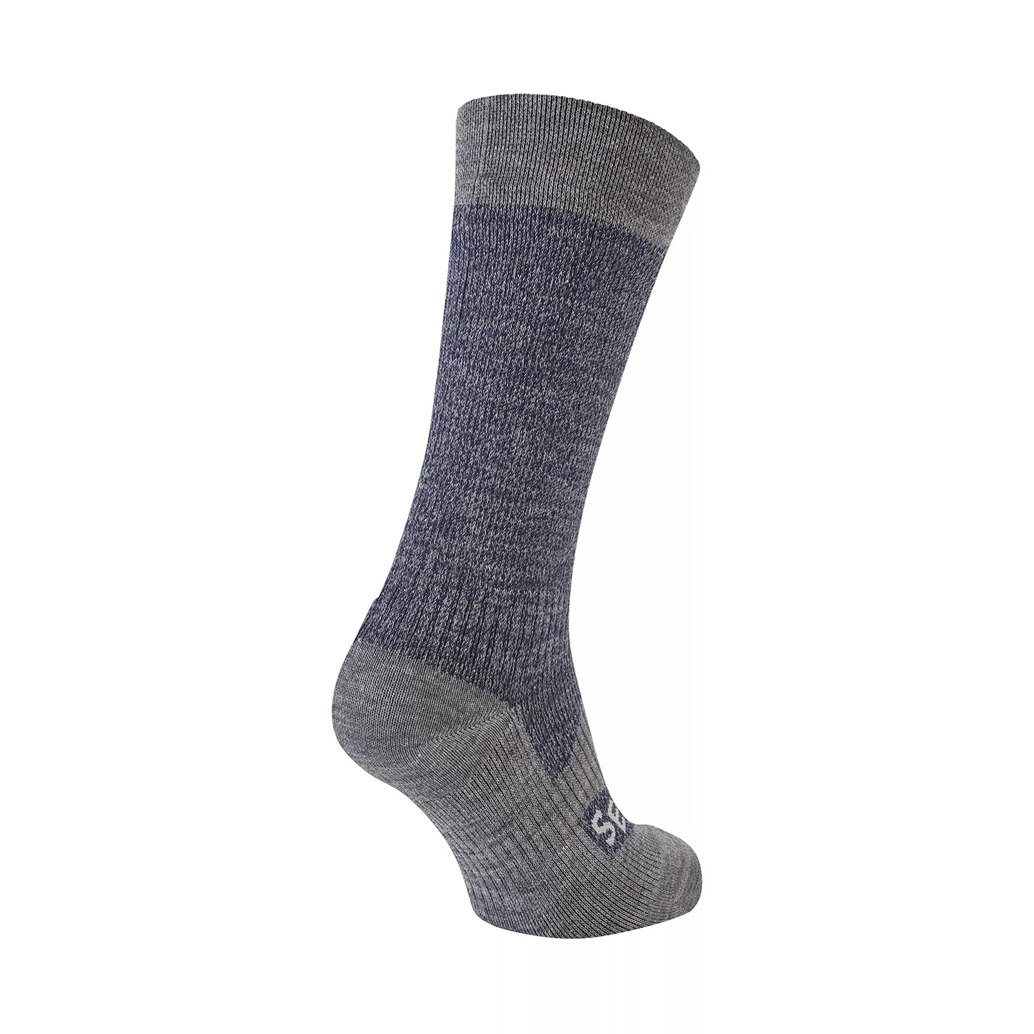 Sealskinz Raynham Waterproof All Weather Mid Length Sock – Navy Blue / Grey Marl - Fin & Game