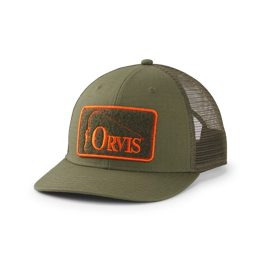 2ZRE20MF25_W Orvis Ripstop Covert Trucker – Tarragon - Fin & Game